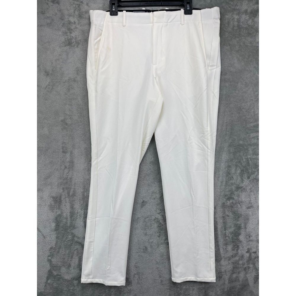 NWT Nike Men's Flex Vapor Pants 36x32 Ivory Slim Fit BV0273-133